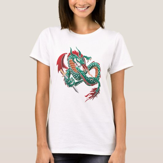 緑の飛龍 Tシャツ (正面)