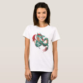 緑の飛龍 Tシャツ (正面フル)