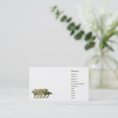 緑の馬-ビジネス 名刺 (スタンド正面)