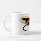 緑の高地居住者のサケはマグを飛ばします コーヒーマグカップ (左)