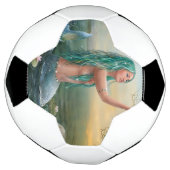緑の髪の人魚 サッカーボール (回転)