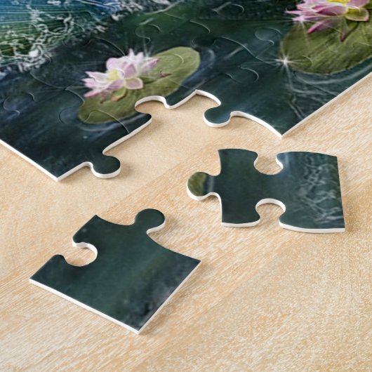 緑の髪の人魚 ジグソーパズル (側面)