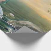 緑の髪の人魚 ラッピングペーパー (角)