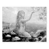 緑の髪の人魚 ラバースタンプ (インプリント)