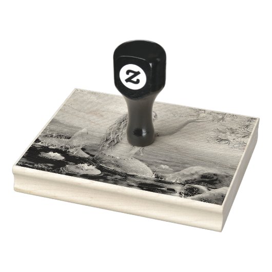 緑の髪の人魚 ラバースタンプ (スタンプ)