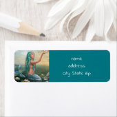 緑の髪の人魚 ラベル (インサイチュ)