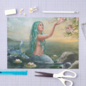 緑の髪の人魚 薄葉紙 (クラフト)