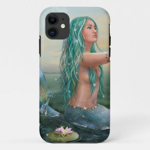 緑の髪の人魚 iPhone 11 ケース