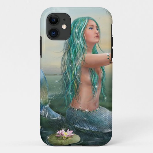 緑の髪の人魚 Case-Mate iPhoneケース (裏面)