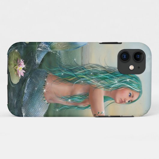 緑の髪の人魚 Case-Mate iPhoneケース (裏面(横))