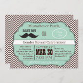 緑の髭または真珠の性は招待を明らかにします 招待状 (正面/裏面)