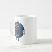 緑の魔女と幽霊たち コーヒーマグカップ (正面左)