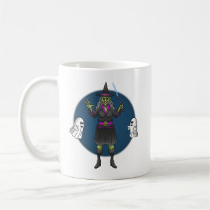 緑の魔女と幽霊たち コーヒーマグカップ
