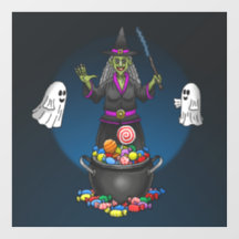 緑の魔女と幽霊トリックハロウィーン