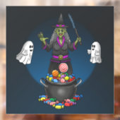 緑の魔女と幽霊トリックハロウィーン ウィンドウサイン (シート2)