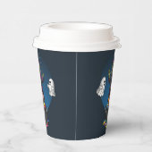 緑の魔女と幽霊トリックハロウィーン 紙コップ (右)