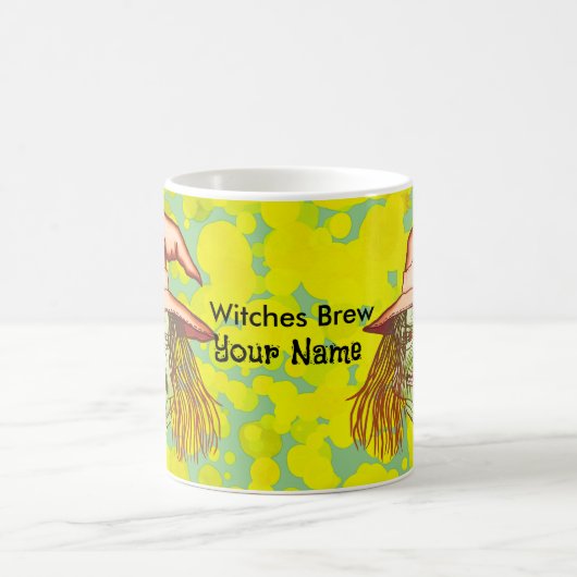 緑の魔女のカスタムマグ コーヒーマグカップ (中央)