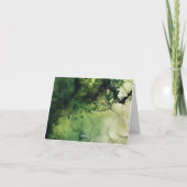 緑の魔女カ空白のード ノートカード (裏面)