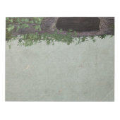 緑の魔女自然 – 影とグリモアの本 ノートパッド (正面)