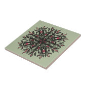 緑の魔女風変わり自然愛サイケデリック術 タイル (側面)