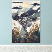 緑の魔女 キャンバスプリント (インサイチュ (ウッドフロア))