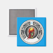 緑の魔女 マグネット (正面/裏面)