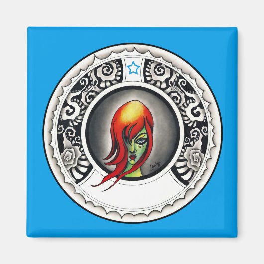 緑の魔女 マグネット (正面)