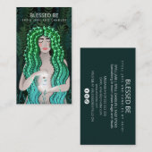 緑の魔女 名刺 (正面/裏面)