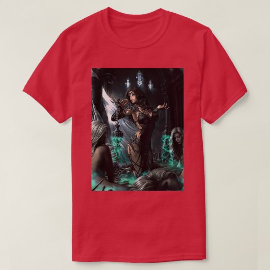 緑の魔女POster Tシャツ (デザイン正面)