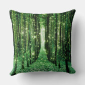 緑の魔法の森グリーンの謎 クッション (裏面)