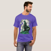 緑の魔法使いの友達 Tシャツ (正面フル)