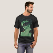 緑の魚の霊 Tシャツ (正面フル)