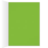 緑の鮮やかな漫画のブックワーム (内側 (右))