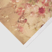 緑の鳥と鮮やかフローラ、Ethereal Tree 薄葉紙 (詳細)