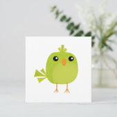緑の鳥のキャラクター (スタンド正面)
