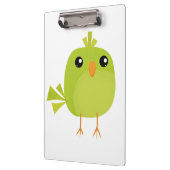 緑の鳥のキャラクター クリップボード (左)