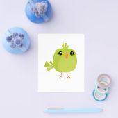 緑の鳥のキャラクター チラシ (シングル)