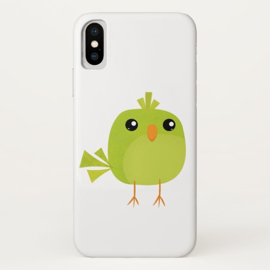 緑の鳥のキャラクター Case-Mate iPhoneケース (裏面)