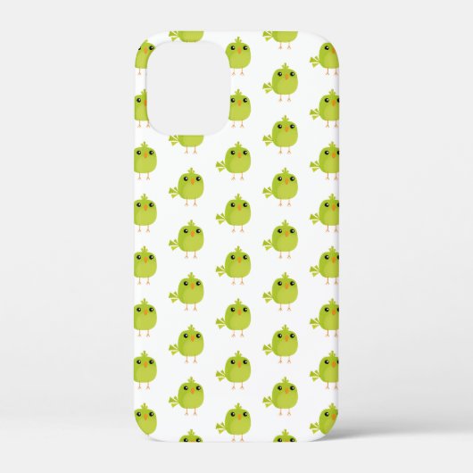 緑の鳥のキャラクター Case-Mate iPhoneケース (裏面)