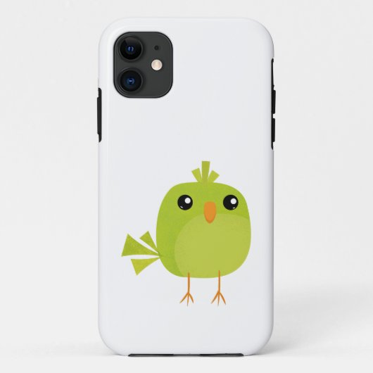 緑の鳥のキャラクター Case-Mate iPhoneケース (裏面)