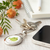 緑の鳥の漫画 キーホルダー (側面)