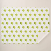 緑の鳥の漫画 シェルパブランケット (正面(横))