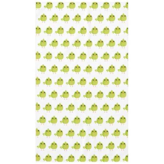 緑の鳥の漫画 テーブルクロス (正面)