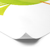 緑の鳥の漫画 ポスター (角)