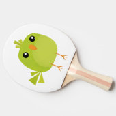 緑の鳥の漫画 卓球ラケット (横)