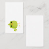 緑の鳥の漫画 名刺 (正面/裏面)