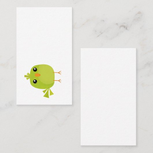 緑の鳥の漫画 名刺 (正面/裏面)