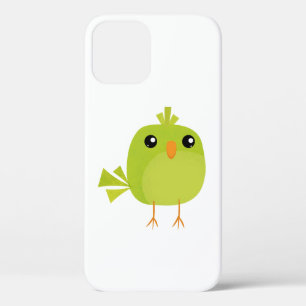 緑の鳥の漫画 iPhone 12ケース