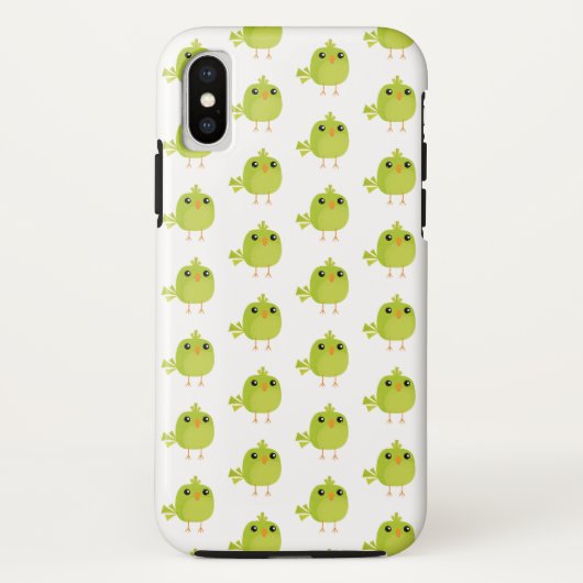 緑の鳥の漫画 Case-Mate iPhoneケース (裏面)