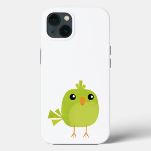緑の鳥の漫画 iPhone 13ケース